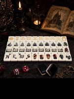 Précommande : Tuiles de Mahjong Américaines Modernes de Luxe en Acrylique, Édition Limitée Gothique Halloween – Portables pour le Poker et le Divertissement
