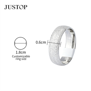 Bagues unisexes OEM/OEM, acier inoxydable étanche, plaqué or, bijoux fantaisie hypoallergéniques, fournitures pour bagues personnalisées - Product Image 6