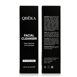 QBEKA Nettoyant <span class=keywords><strong>visage</strong></span> purifiant pour hommes, contrôle du sébum, rafraîchissant, non desséchant la peau - Product Image 4