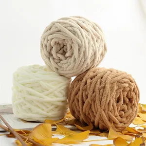 Hot seller fil crochet baby blanket yarn chenille yarn 6mm for scarf and handbag