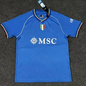 23 24 NEW Fans Jerseys Camisetas De Futbol Breathable Fit Football Soccer Jersey Men Club Napoli Soccer Jersey