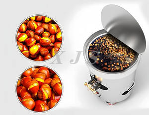 Tostador de cacahuetes y castañas fritas, tostadora de nueces, tostador automático de castañas curadas con azúcar de maní frito - Product Image 2