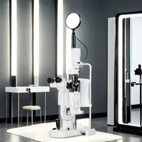 Lampe à fente AIST SLM2ER, meilleur prix, instrument optique avec 5 grossissements et garantie d'un an