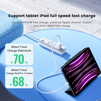 UGREEN kabel USB-C ke USB-C, kabel cangkang TPE pengisi daya Cepat 5A PD100W