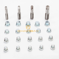 Kit de réparation de bouchon de vidange et vis en acier allié Chenbei 64 pièces pour l'entretien automobile (M13/M15/M17/M20)