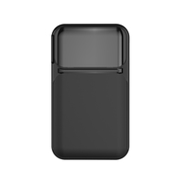 Batterie externe Li-Polymère à brancher sur prise murale 5000mAh 18.5Wh, chargeur portable avec câble intégré et adaptateur secteur intégré, charge universelle pour les voyages
