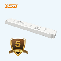 YSD — alimentation électrique led haute puissance, pilote de pilote, rgb 12v 24v 60w 150w 200w, intensité variable, 220v, IP20, 5 en 1, PF 0.95