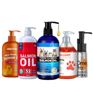 USMILE Étiquettes personnalisées <span class=keywords><strong>Huile</strong></span> <span class=keywords><strong>de</strong></span> saumon sauvage pour animaux <span class=keywords><strong>de</strong></span> compagnie Oméga-3 (EPA + DHA) Soins <span class=keywords><strong>de</strong></span> santé et suppléments pour animaux <span class=keywords><strong>de</strong></span> compagnie et vitamines Chien âgé - Product Image 1