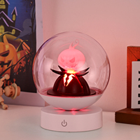 Lampe de nuit LED en forme de tête de citrouille pour enfants - Rechargeable, changeant de couleur RGB, pour la chambre à coucher