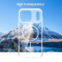 Vente en Gros pour Coque de Téléphone Mobile Magnétique Simple Anti-jaunissement HD Transparente Série iPhone 17 pour iPhone 17 Pro Max