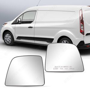 Cristal de Espejo Lateral para Ford Transit Connect 2014-2022, Repuesto Izquierdo/Derecho DT1Z 17K707 C D, ABS Plateado - Product Image 1