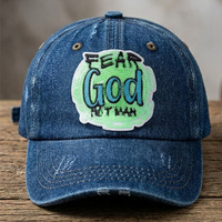Patch brodé personnalisé avec lettres GOD en sequins, grand format, à thermocoller pour chapeaux et vêtements, vente en gros