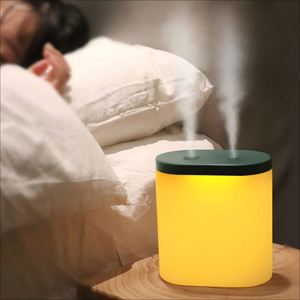 <b>USB</b> Charging, 300Ml Capacity, Dual Nozzles, Anti-Dry Burning Automatic Shutdown, <b>Mini</b> Portable Humidifier With Light Adjustment - Product Image 3