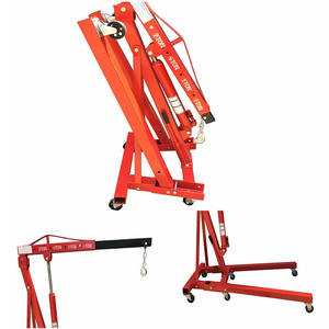 Derek Bengkel Mini Lipat 1 ton 2 ton 3 ton Pengangkat Hidrolik Kondisi Baru Pengangkat Mesin Dengan Pompa Ganda - Product Image 2