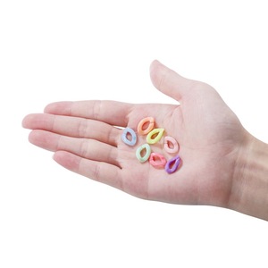 อุปกรณ์ตกแต่งเครื่องประดับอะคริลิค สร้อยคอทำมือ สีมาการอง แหวนเปิด ตัวล็อคสร้อยคอ วัสดุงานฝีมือ - Product Image 4