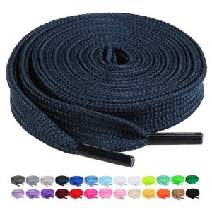 Lacets de chaussures de sport en polyester épais à double couche personnalisés, lacets de baskets colorés en gros - Product Image 6