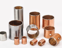 Douilles en acier bronze composite PTFE autolubrifiantes avec surface polie et tolérances de haute précision