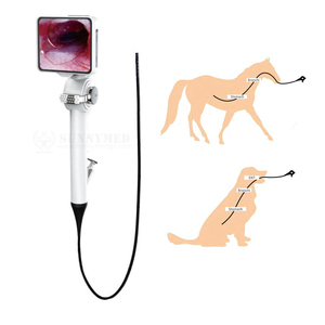 P029-3ポータブルフレキシブル獣医内視鏡ブロンコスコープ使い捨てプロセッサー光源モニター獣医機器 - Product Image 1