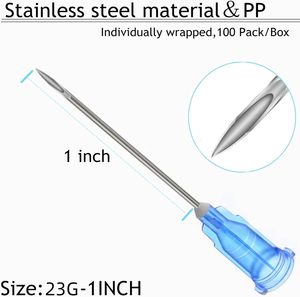 Seringue médicale jetable en plastique avec aiguille, 1ml, 2ml, 3ml, 5ml, 10ml, 20ml, 50ml, 60ml, à verrouillage rapide - Product Image 4