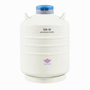 Solution de stockage cryogénique N2 à faible volatilité YDS-10-125 10L petit réservoir d'azote liquide d'insémination artificielle pour la détection - Product Image 4