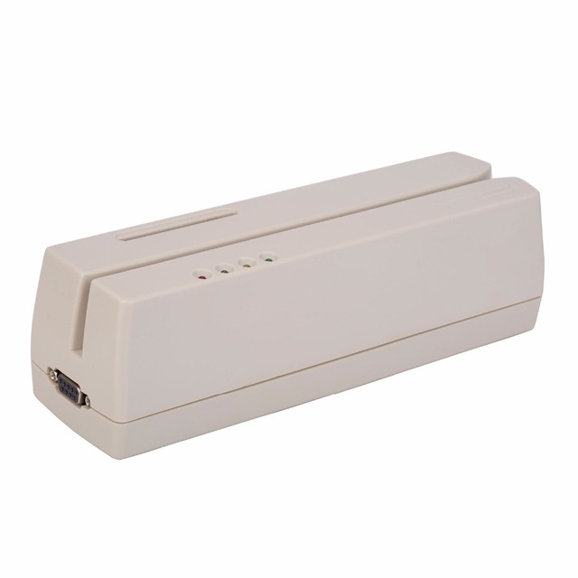 MCR200 Plastic Magnetic EMV Smart IC Stripe Chip Card Reader/Writer USB Interface for Loco HiCo Track 1 2 3