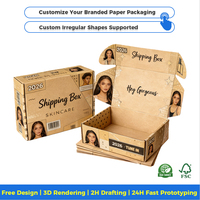 Boîtes d'emballage personnalisées biodégradables et étanches avec inserts en éponge - Solutions d'emballage en carton écologiques - Services de fabrication