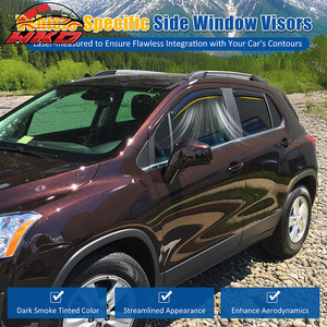 Pare-pluie pour vitres latérales de voiture, pour Buick Encore 13-22, pour Chevy Trax 15-22, protection des portières latérales - Product Image 3