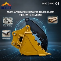 Produit phare RIBETTER Moteur de boîte de vitesses pour pince de préhension hydraulique robuste pour excavatrice, pour 2-30 tonnes /Komatsu/Hitachi