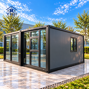 <span class=keywords><strong>Bungalow</strong></span> Container Espandibile da 20FT con Porte, Finestre e Pavimenti Personalizzati, Casa Prefabbricata Modulare per Progetti Abitativi - Product Image 1