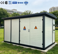 Sous-station triphasée de type boîte, entièrement équipée, de style européen, série YBG 1600Kva 35kV/0.4kV