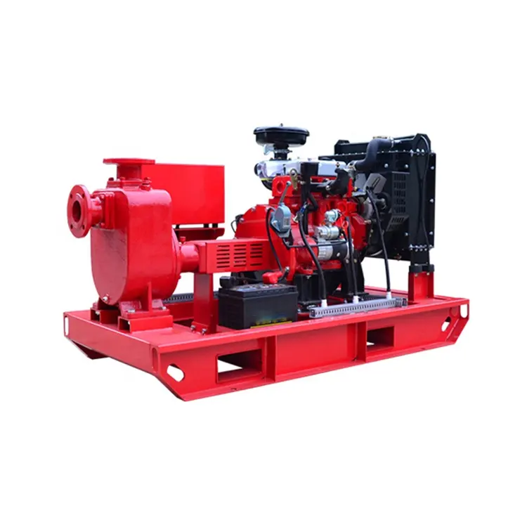 HNYB diesel water pump for agricultural irrigation self priming horizontal multistage water pump 150hp diesel engine