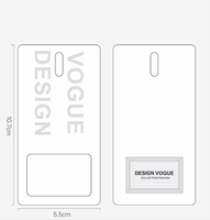 Étiquette Volante Personnalisée de Luxe pour Vêtements Découpée sur Mesure, Étiquette Balise de Marque Personnalisée pour Étiquettes de Vêtements, Vente en Gros d'Usine