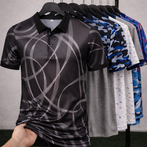 Polos de Golf Personalizados por Sublimación para Hombre, Ligeros, Transpirables, con Logotipo Bordado - Product Image 1
