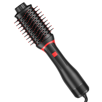 Lisseur de cheveux ionique 5 en 1 1200W, sèche-cheveux, diffuseur, peigne électrique, brosse de massage pour hôtels, utilisation en extérieur, camping-car, modèle d'usine Golden