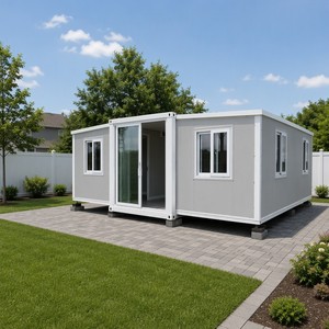 Villa de Luxe Préfabriquée SUNRISE, Maison Conteneur Extensible de 40 pieds, Villa Préfabriquée Prête à Habiter avec 3 Chambres - Product Image 1