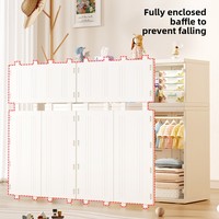 Armoire de rangement pour jouets d'enfants Liserve, design moderne et simple, en plastique, multifonctionnelle, grande capacité, pour la chambre des enfants