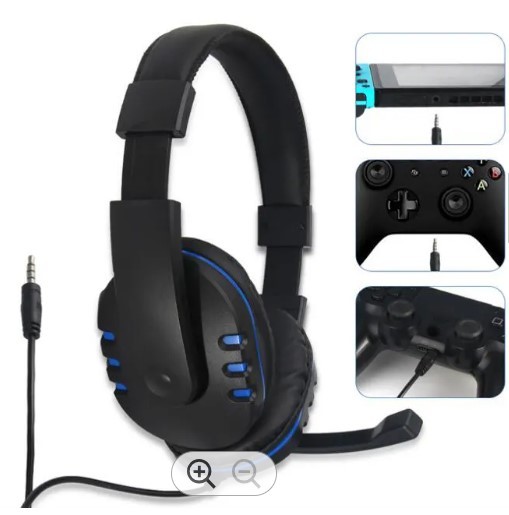 Wired Headphone Game Accessories Headset for Xbox One/PS4/PC Stereo Headset Earphone Computer Headphones