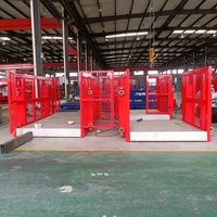 Yeni tasarlanmış elektrikli endüstriyel kargo asansör çin 3rd kat 3 metre 10 metre 20 metre kargo asansör asansör