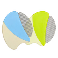 Peine para Pulgas de Acero Inoxidable para Gatos y Perros, Herramienta Profesional de Aseo para Mascotas, Peine de Dientes Finos para Piojos, Cepillo para Eliminar Manchas de Lágrimas