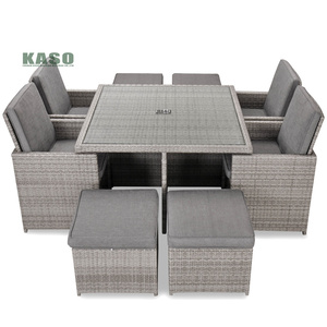 Muebles de Jardín de Metal, ratán, plegables, de madera, para exteriores, <span class=keywords><strong>España</strong></span> - Product Image 4