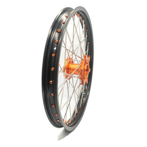 Roue de <span class=keywords><strong>moto</strong></span> de motocross en alliage d'aluminium personnalisé 21 19 18 pouces SX SXF EXC 125 250 350 450 530 Jeu de roues de motocross pour KTM - Product Image 5
