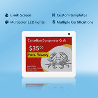 Étiquette de rayon électronique sans fil MinewTag 4 couleurs 5,8 pouces, écran E-Paper avec LED pour magasin de fruits, entrepôt, liaison POS ERP