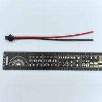 Kabel SMD Saklar Lampu Konektor SM 2-Pin Jantan/Betina 15cm Konduktor Tembaga Isolasi PVC Selubung Aluminium 12V Elektronik