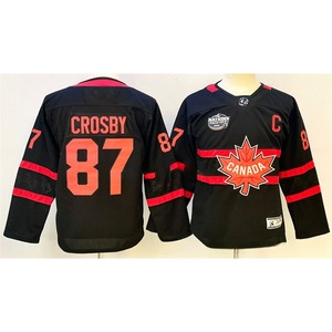 Nueva Camiseta de Hockey sobre Hielo Cosida de los Equipos Canadienses Rojos para Hombre, Invierno 2025, Canadá, Estados Unidos, 19 Matthew Tkachuk, 97 Connor McDavid, 29 <span class=keywords><strong>Mac</strong></span> Kinnon - Product Image 6