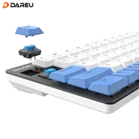 DAREU EK868 tastiera sottile portatile Mini tastiera Wireless per Pc telefono Tablet Ipad Laptop 60% tastiera