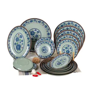 wholesale chinese style custom melamine luxury dishes dinnerware sets