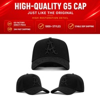 Nuovo Arrivo 2026 Cappellino da Baseball in Velluto 100% Cotone con Fodera Personalizzata, Logo Ricamato 3D, Strass e Visiera Larga Curva Unisex G5 Gorra