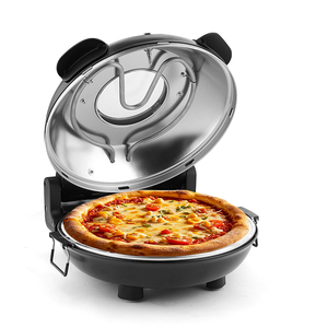 Horno de <span class=keywords><strong>Pizza</strong></span> Eléctrico Multifuncional de Alta Calidad, Estilo Napolitano Italiano, de Acero Inoxidable, 12 Pulgadas, con Control Mecánico de Temperatura - Product Image 2