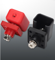 Conector de Terminal de batería de latón 12V/24V 50A Terminal de batería Conector de Terminal de batería de litio de poste Negativo Positivo para barco