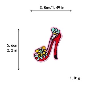 Vendita all'ingrosso stravagante ricamo ragazza dei cartoni animati per stirare patch per capelli <span class=keywords><strong>asciugacapelli</strong></span> mongolfiera fai da te cappelli di abbigliamento zaini - Product Image 2